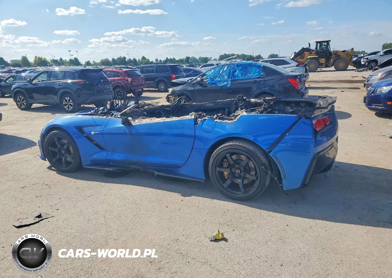 2014 Chevrolet Corvette Stingray Z51 3Lt VIN:1G1YM2D70E5000464 - 2