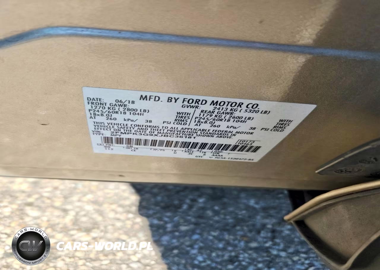 2018 Ford Edge Se VIN:2FMPK3G9XJBC36181 - 13