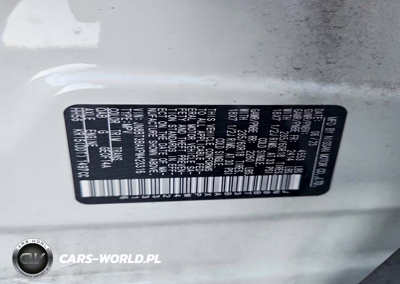 2023 Nissan Rogue Sv VIN:JN8BT3BAXPW423316 - 13