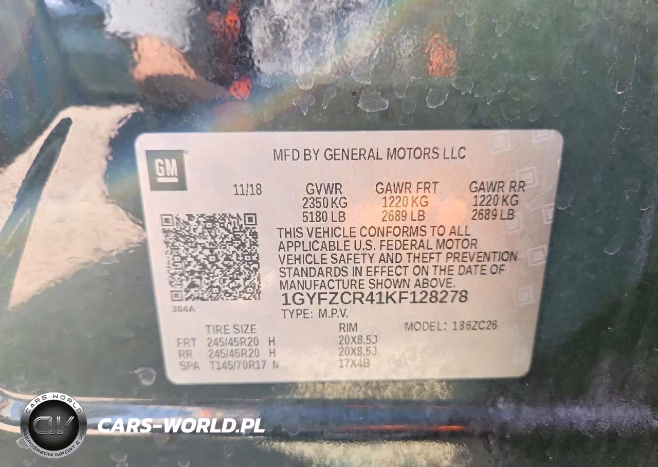 2019 Cadillac Xt4 Premium Luxury VIN:1GYFZCR41KF128278 - 12