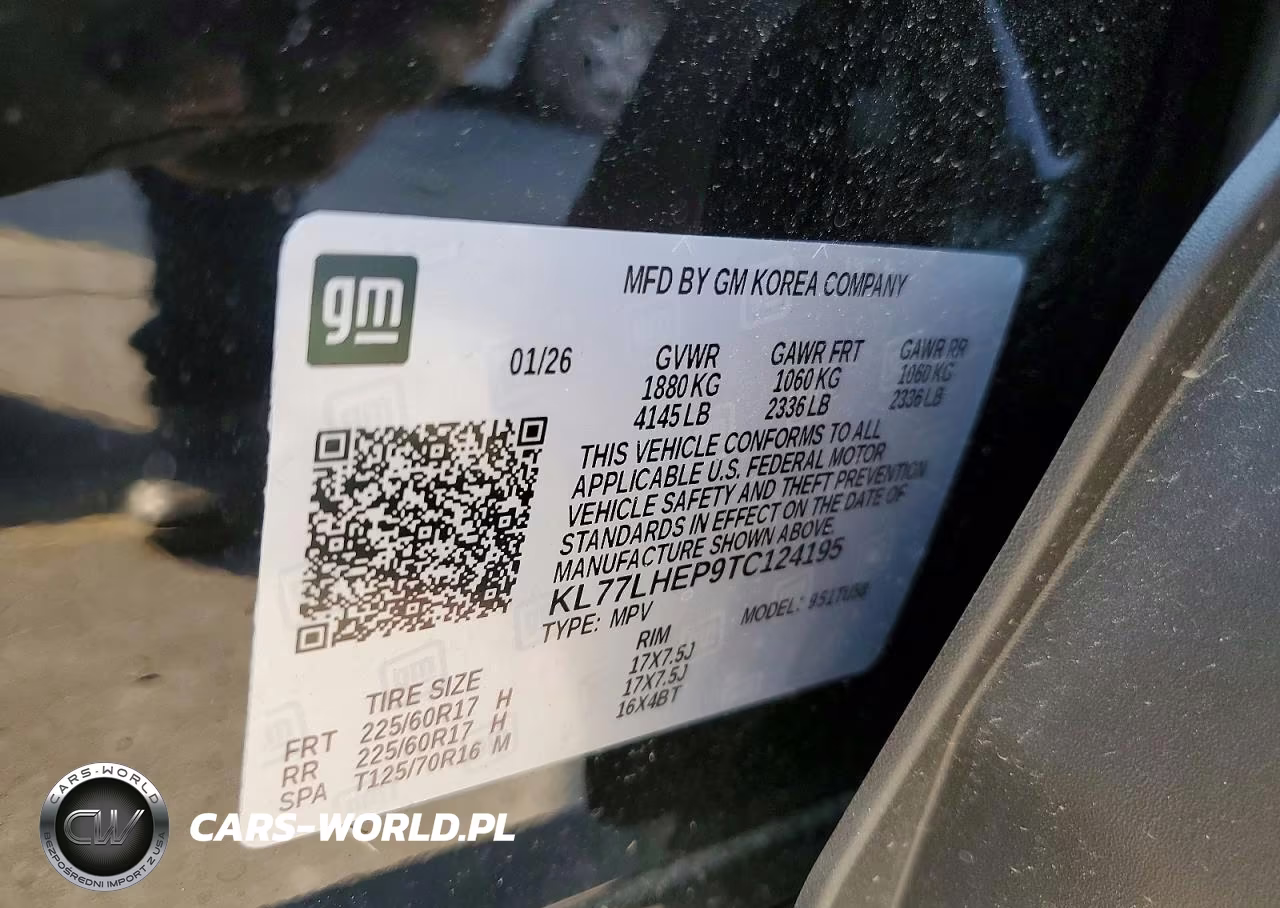 2026 Chevrolet Trax 1Lt VIN:KL77LHEP9TC124195 - 13