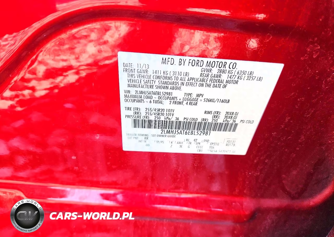 2014 Lincoln Mkt VIN:2LMHJ5AT6EBL52981 - 13