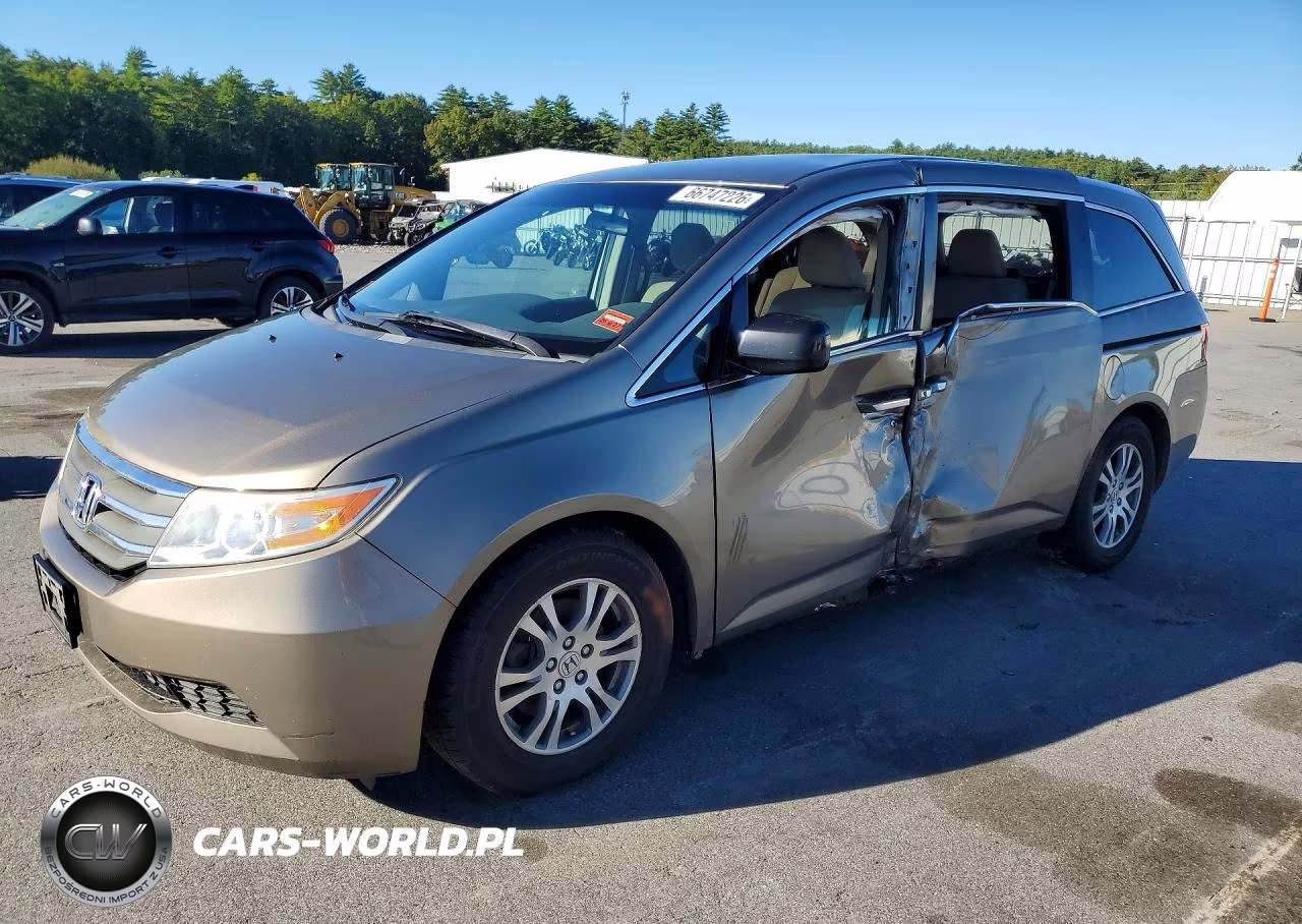 2012 Honda Odyssey Ex VIN:5FNRL5H42CB076697 - 1
