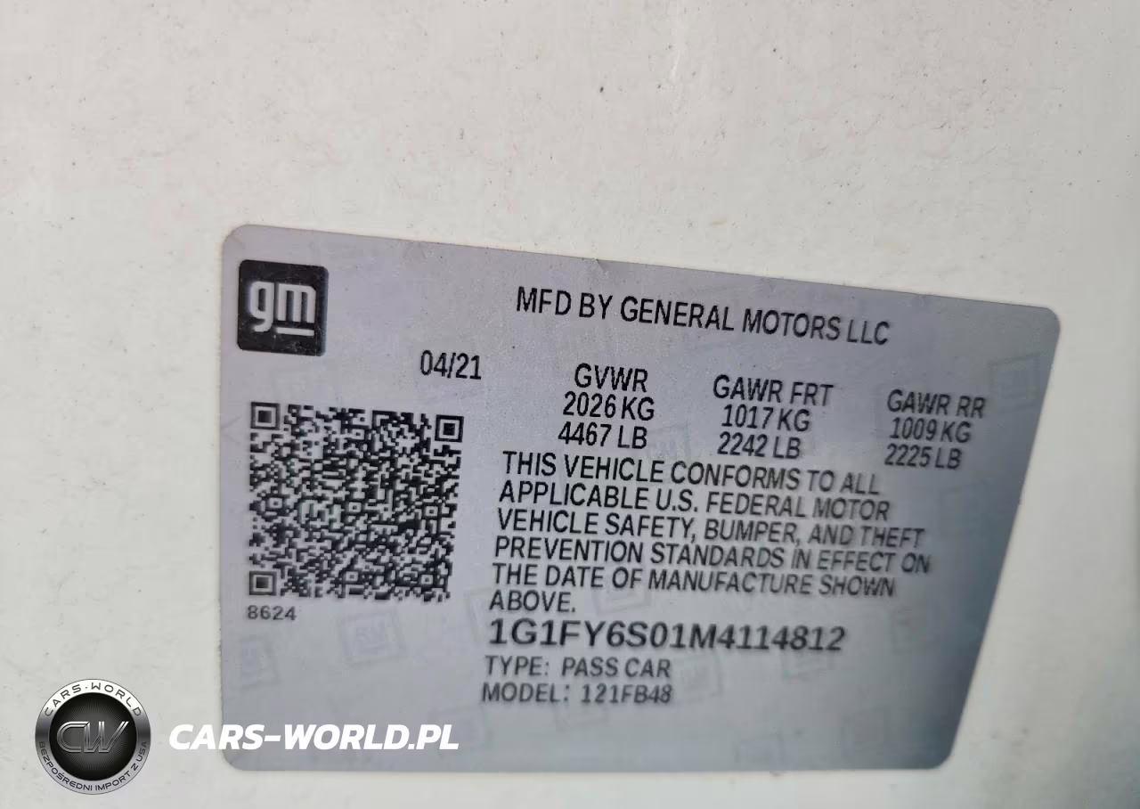 2021 Chevrolet Bolt Ev Lt VIN:1G1FY6S01M4114812 - 12