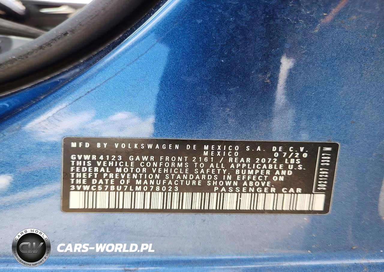 2020 Volkswagen Jetta S VIN:3VWC57BU7LM078023 - 12