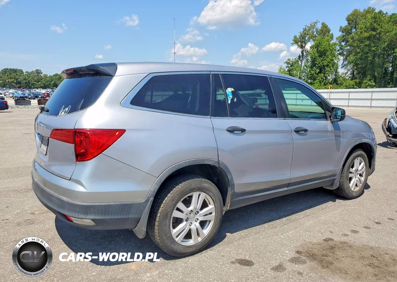 2018 Honda Pilot Lx VIN:5FNYF5H1XJB004118 - 3