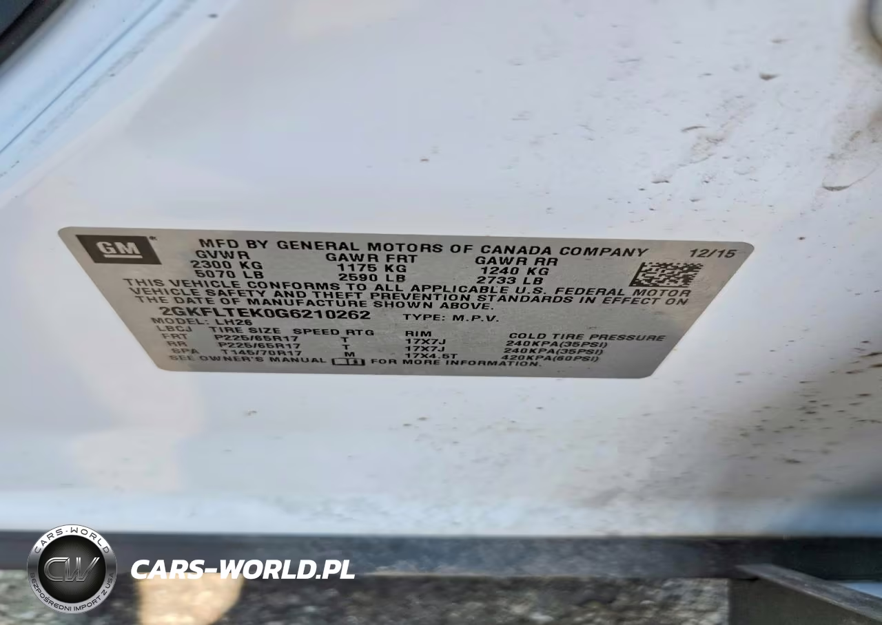2016 GMC Terrain Sle VIN:2GKFLTEK0G6210262 - 13