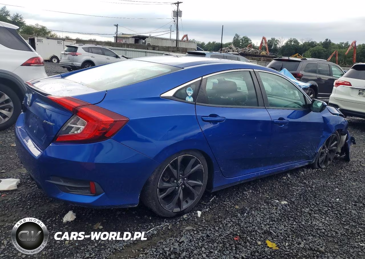 2020 Honda Civic Sport VIN:2HGFC2F89LH595071 - 3