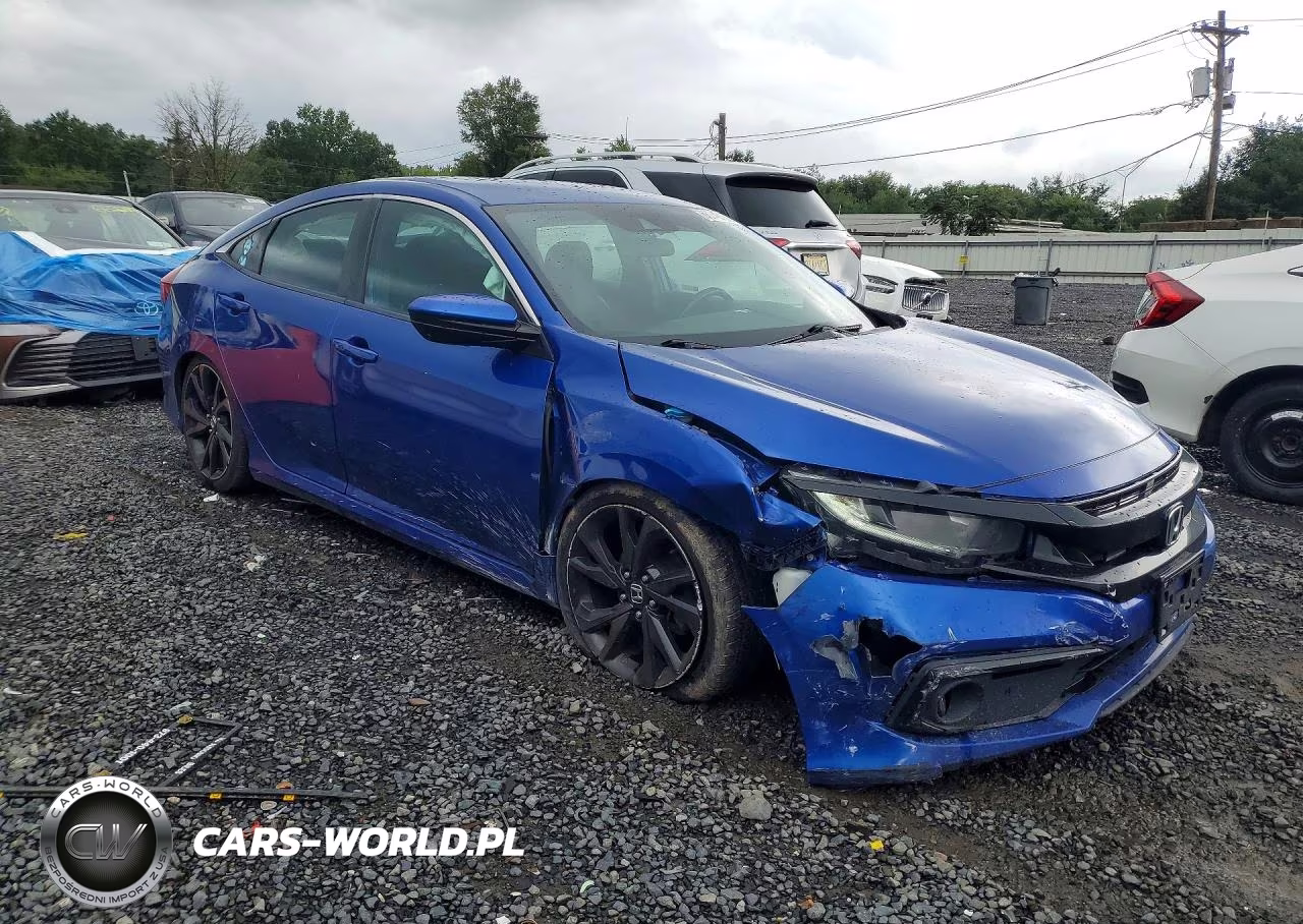 2020 Honda Civic Sport VIN:2HGFC2F89LH595071 - 4