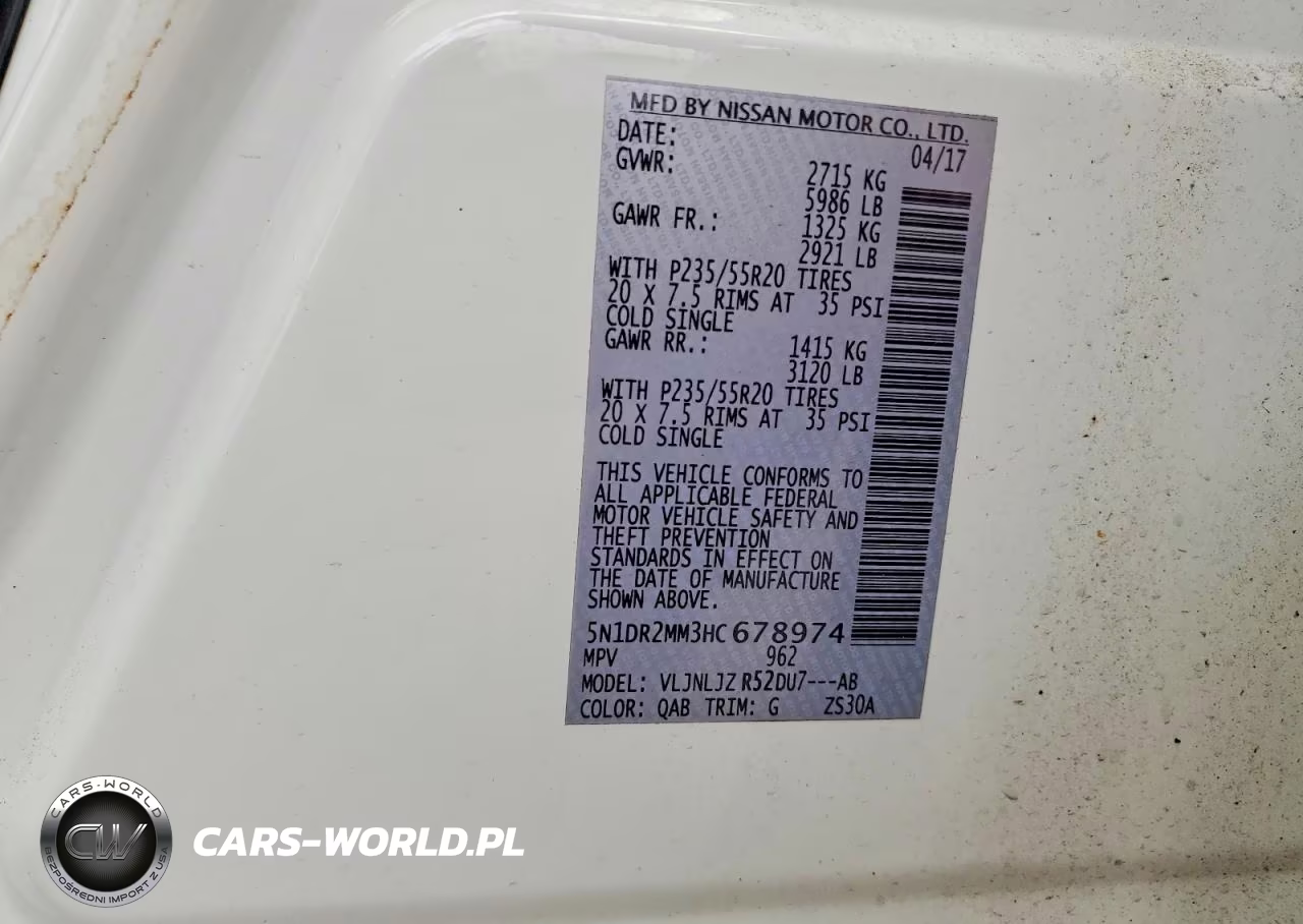 2017 Nissan Pathfinder Platinum VIN:5N1DR2MM3HC678974 - 13