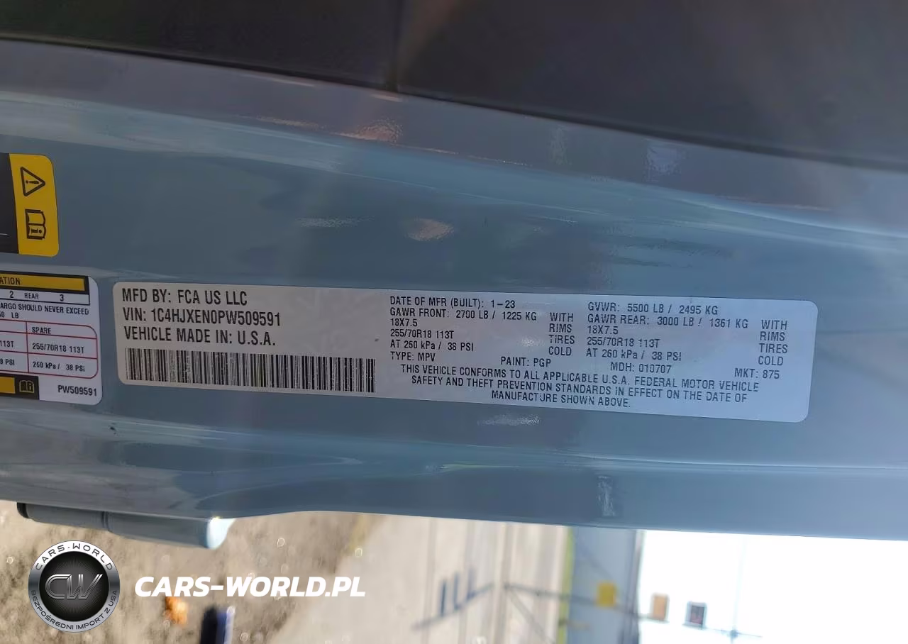 2023 Jeep Wrangler Sahara VIN:1C4HJXEN0PW509591 - 12