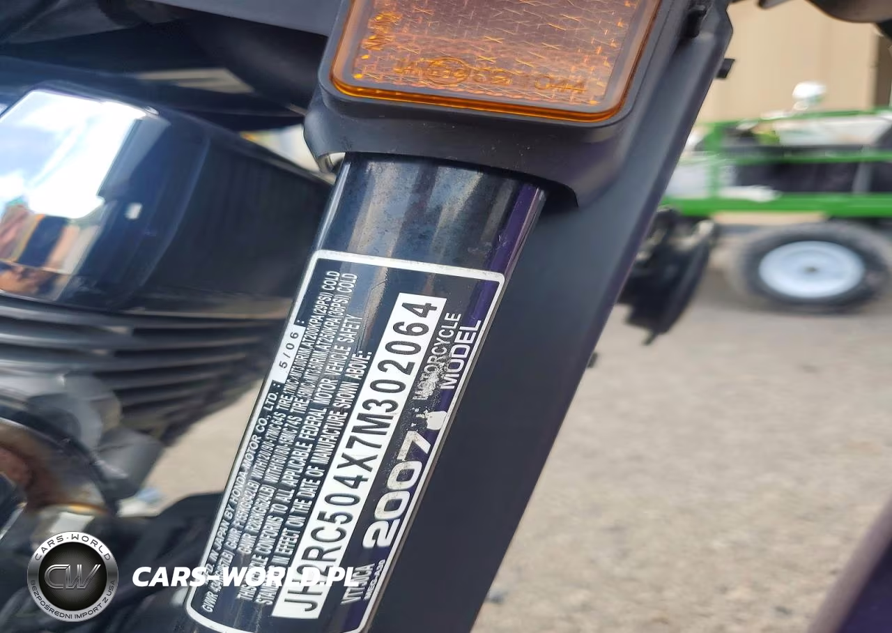 2007 Honda Vt750 VIN:JH2RC504X7M302064 - 9