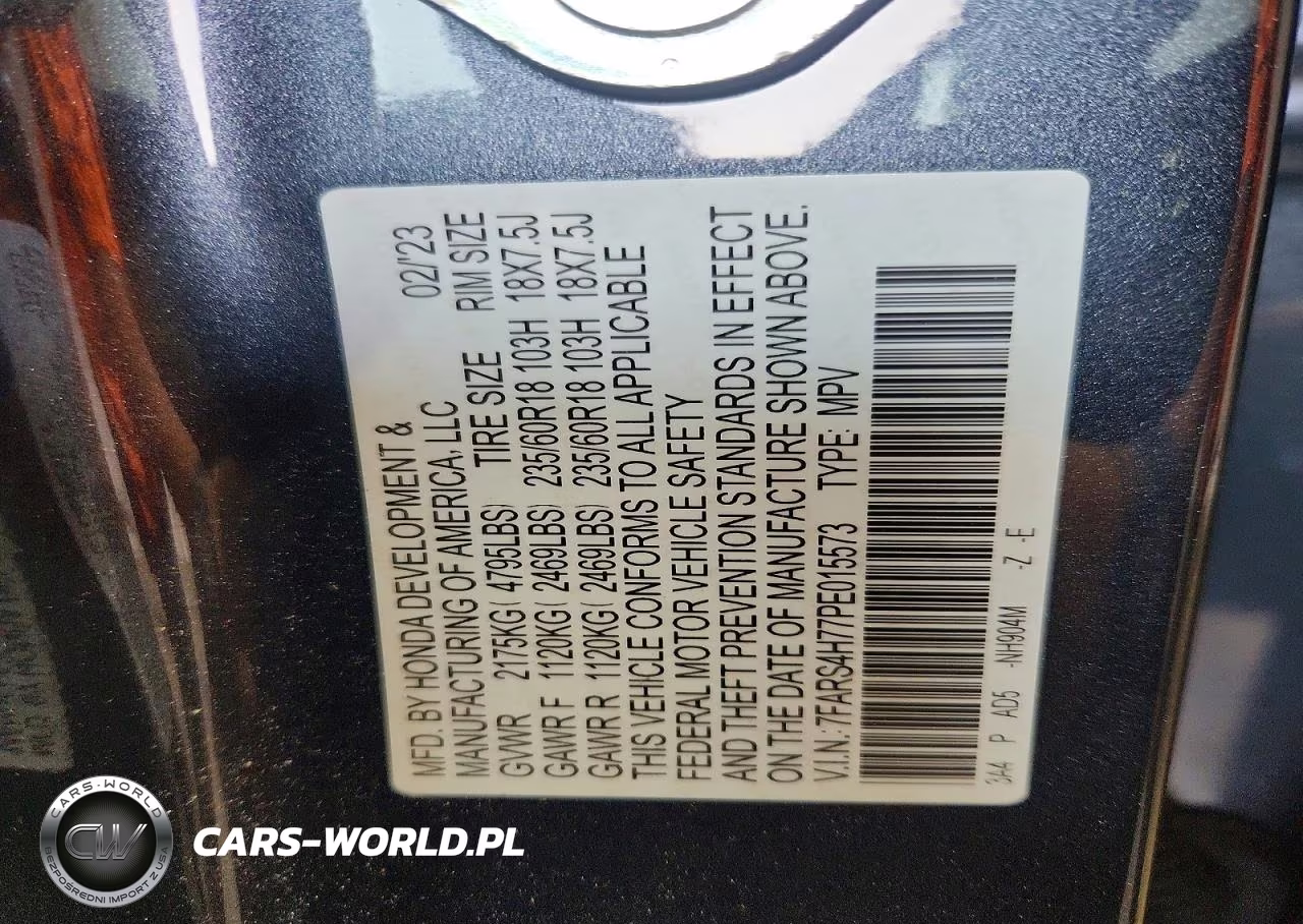 2023 Honda Cr-V Exl VIN:7FARS4H77PE015573 - 14