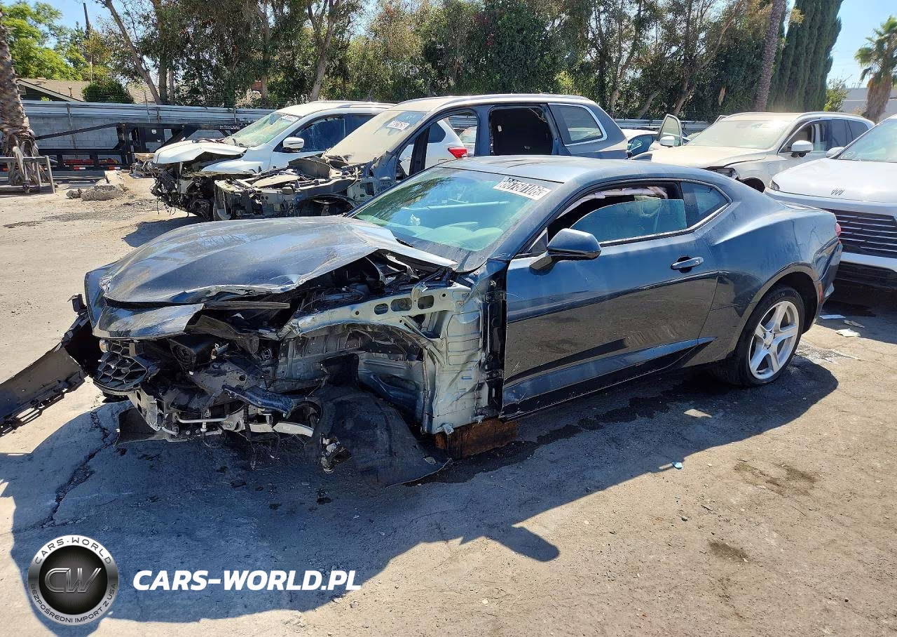 2022 Chevrolet Camaro Ls VIN:1G1FB1RX8N0114855 - 1