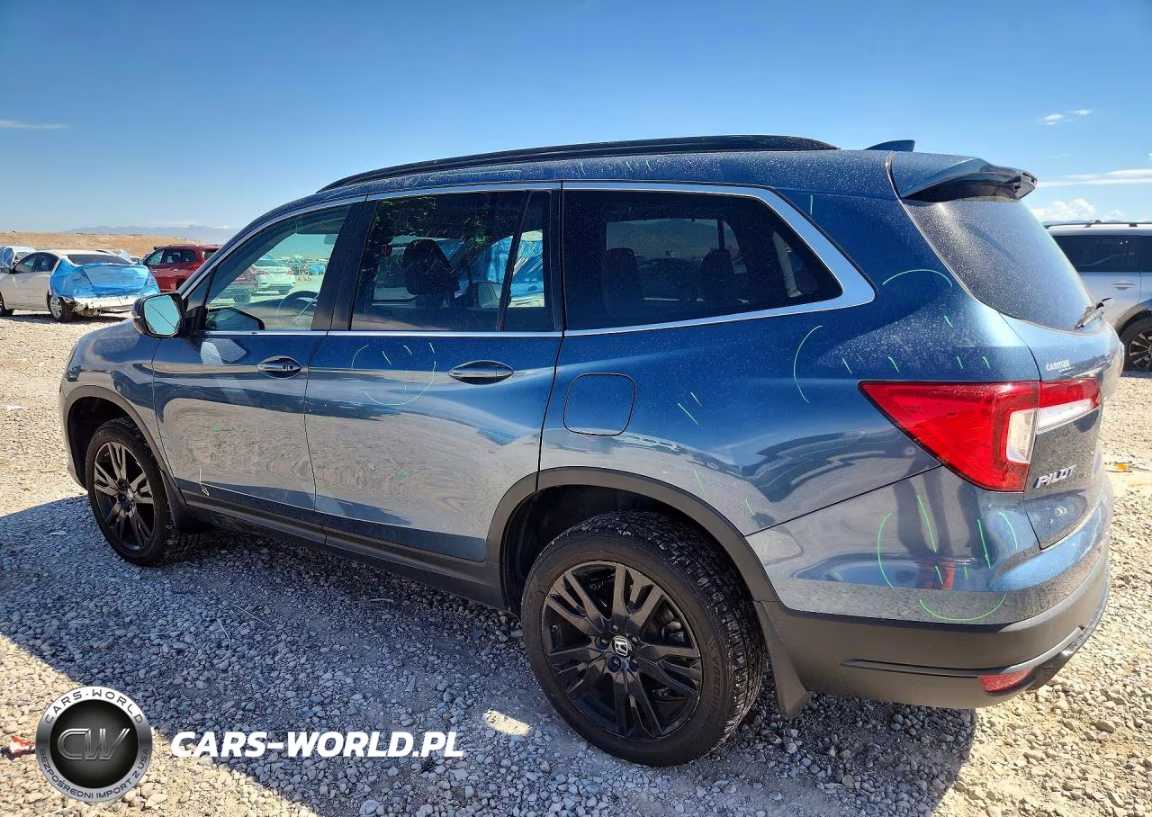 2021 Honda Pilot Se VIN:5FNYF6H27MB044031 - 2
