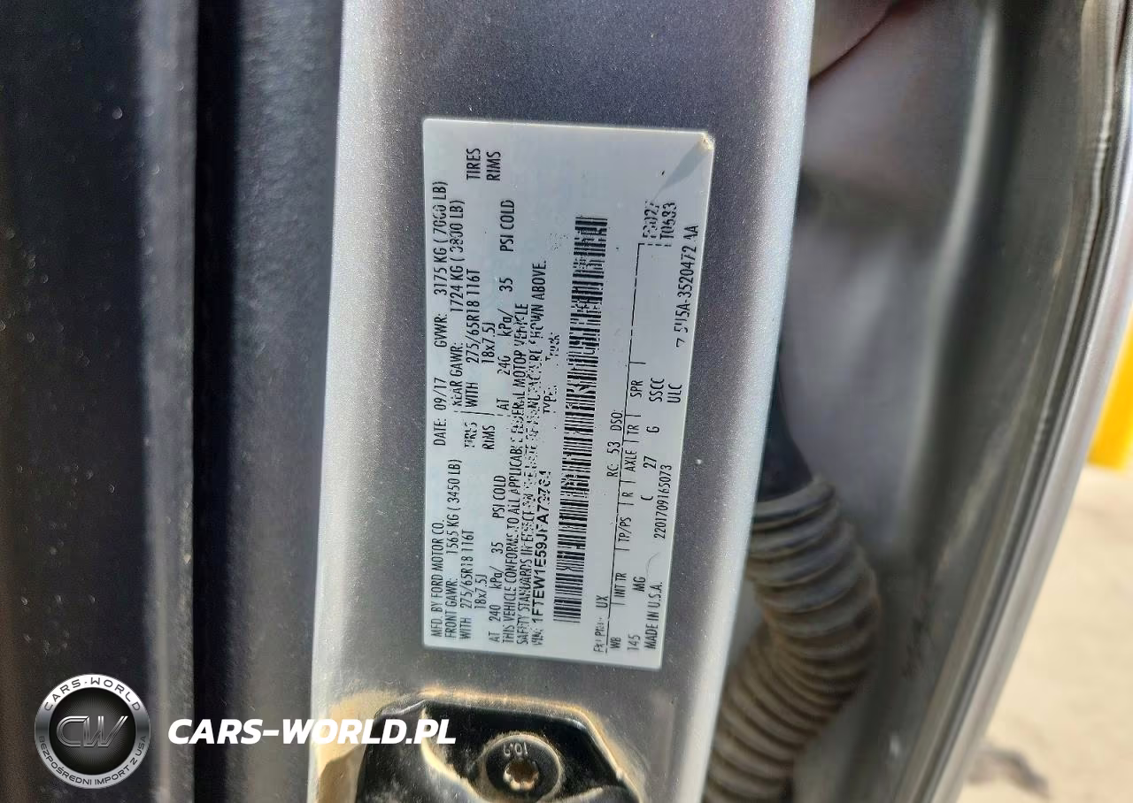 2018 Ford F150 Supercrew VIN:1FTEW1E59JFA72764 - 12