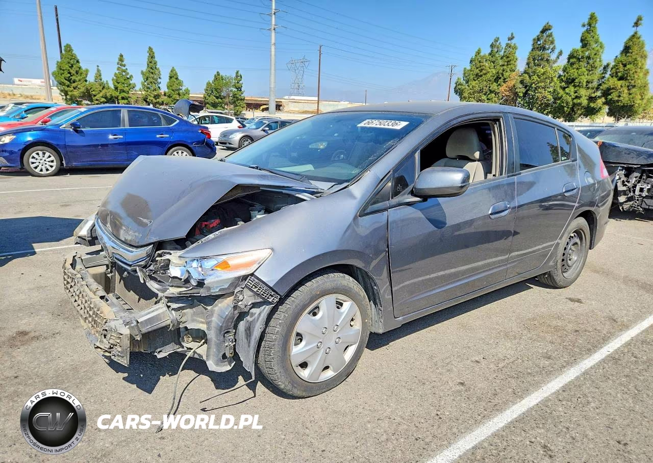 2012 Honda Insight Lx VIN:JHMZE2H56CS004615 - 1