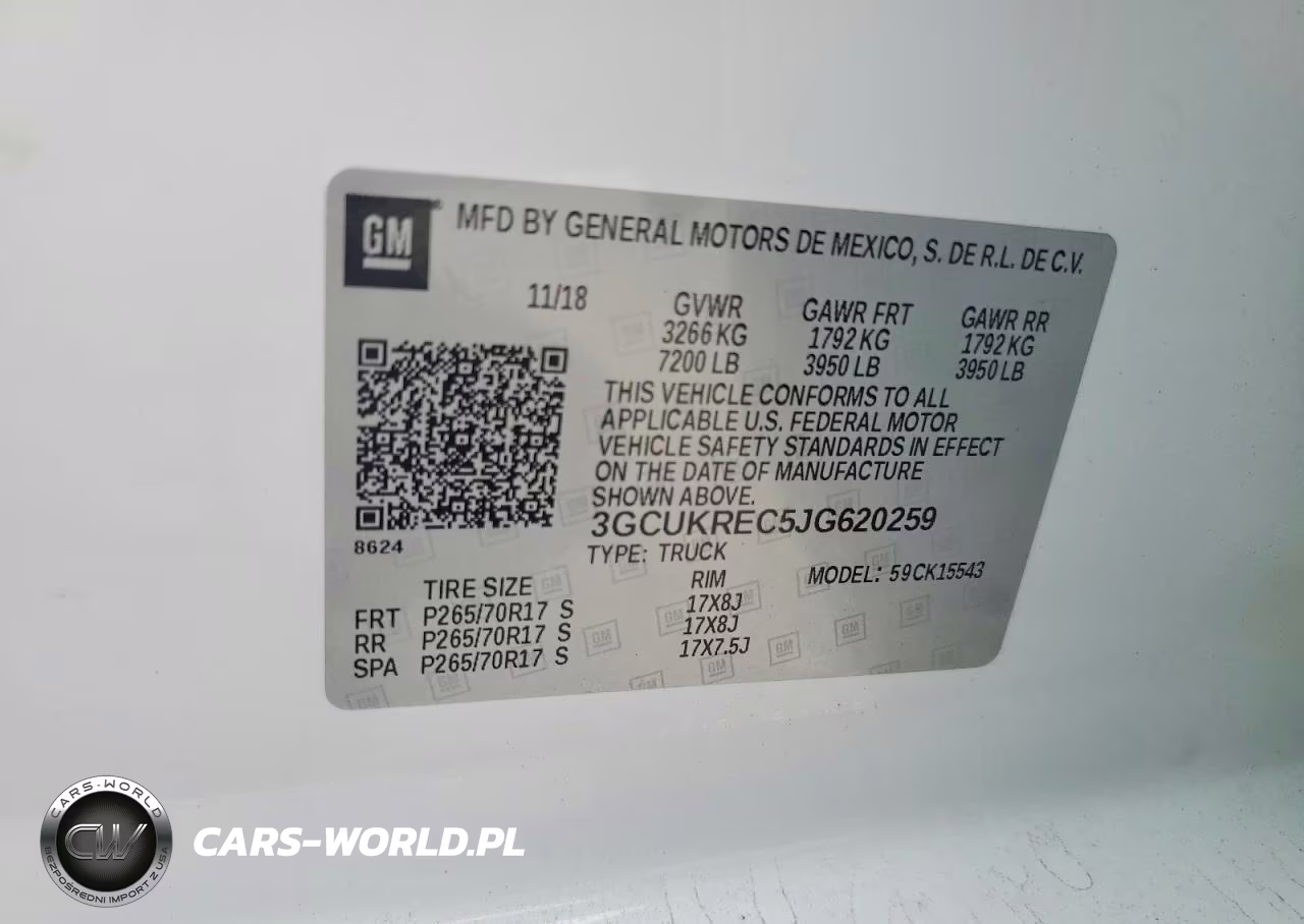 2018 Chevrolet Silverado K1500 Lt VIN:3GCUKREC5JG620259 - 12