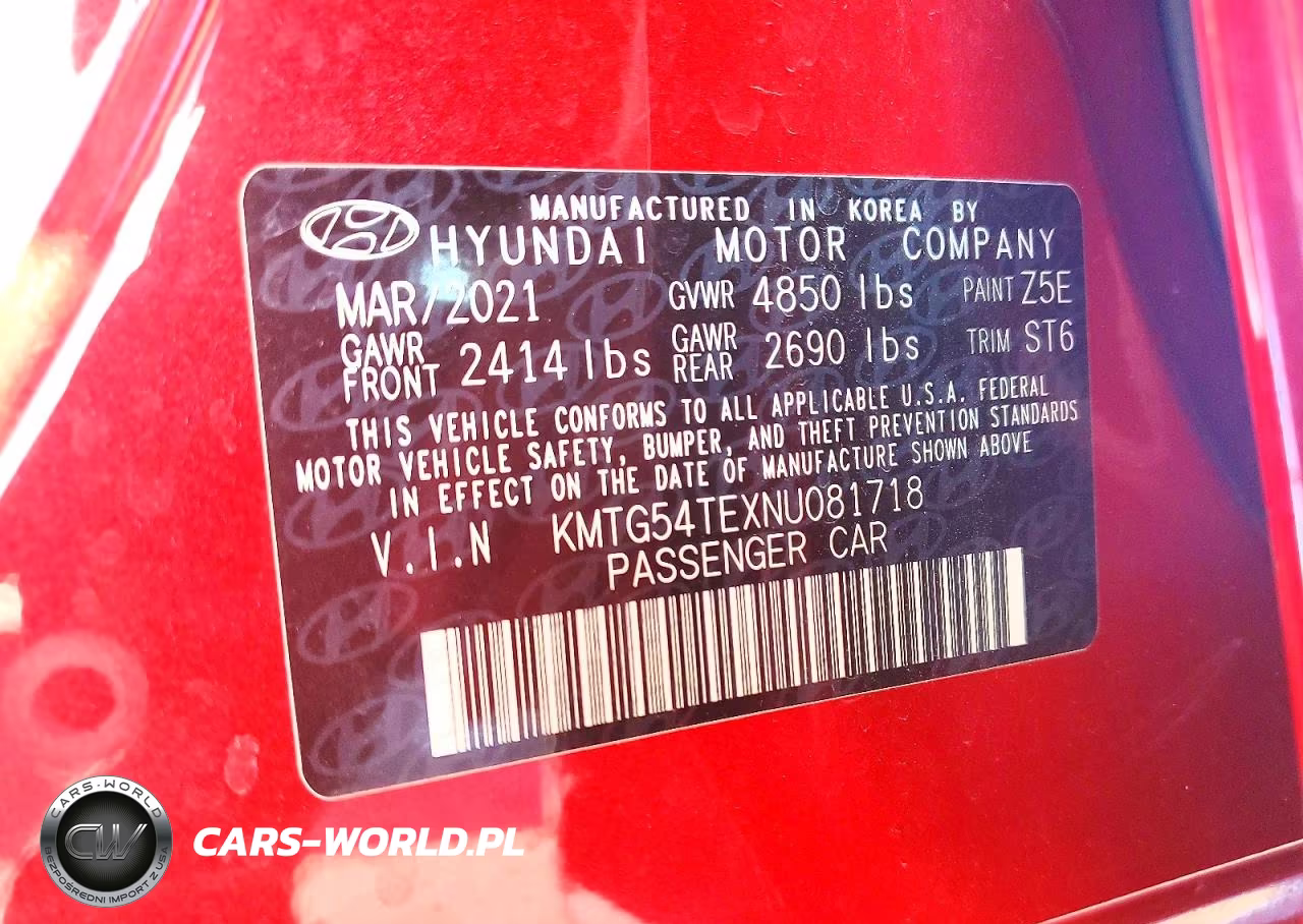 2022 Genesis G70 3.3T Standard VIN:KMTG54TEXNU081718 - 12