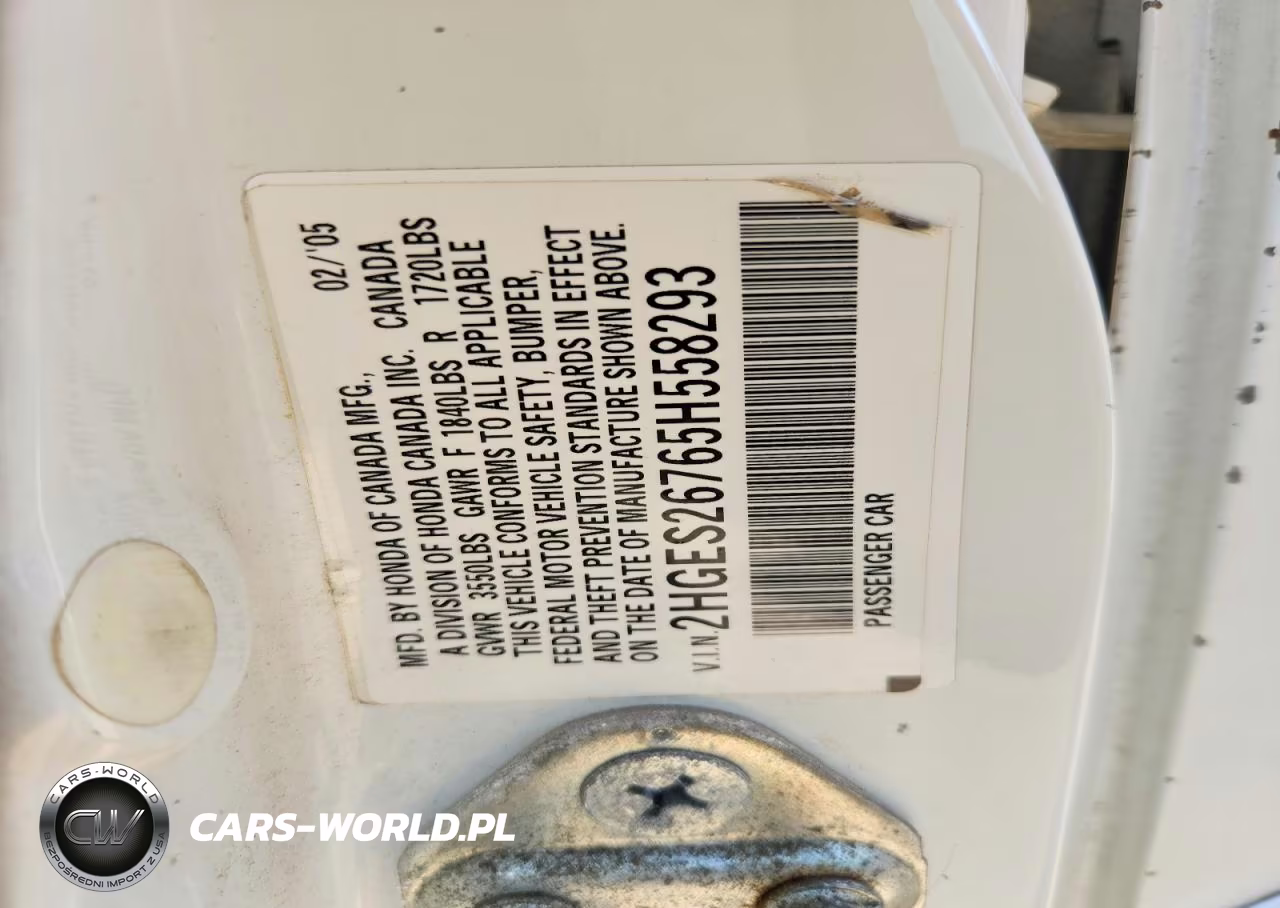 2005 Honda Civic Ex VIN:2HGES26765H558293 - 12