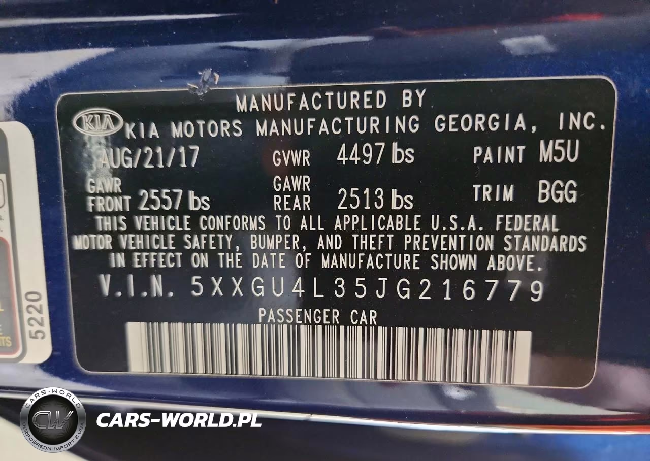 2018 Kia Optima Ex VIN:5XXGU4L35JG216779 - 12