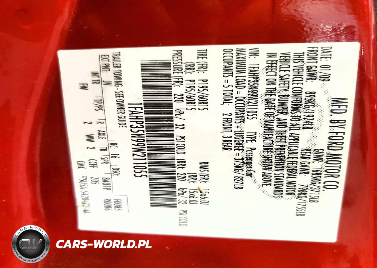 2009 Ford Focus Se VIN:1FAHP35N99W211055 - 13