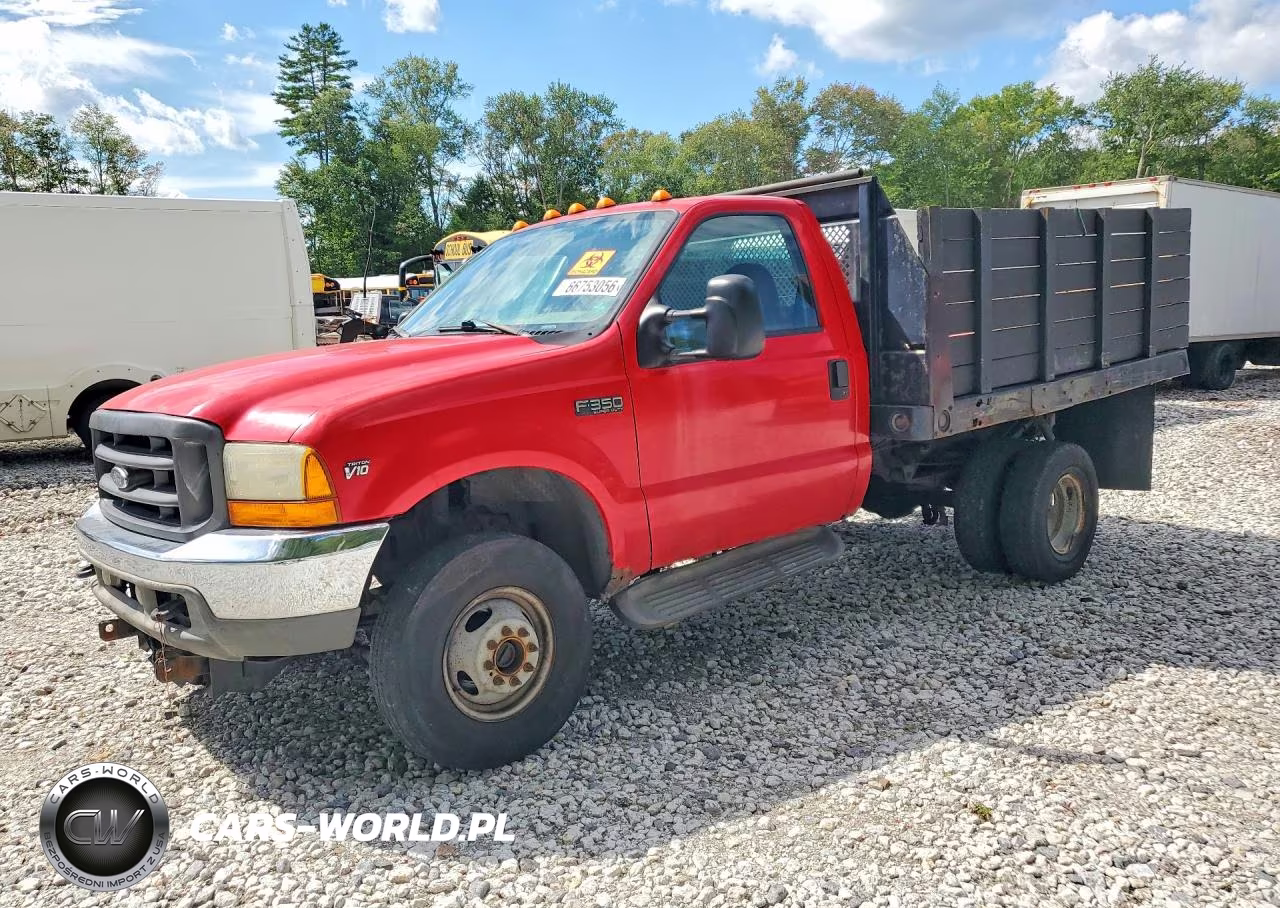 2001 Ford F350 Super Duty Dump Flatbed VIN:1FDWF37S91EC46675 - 1