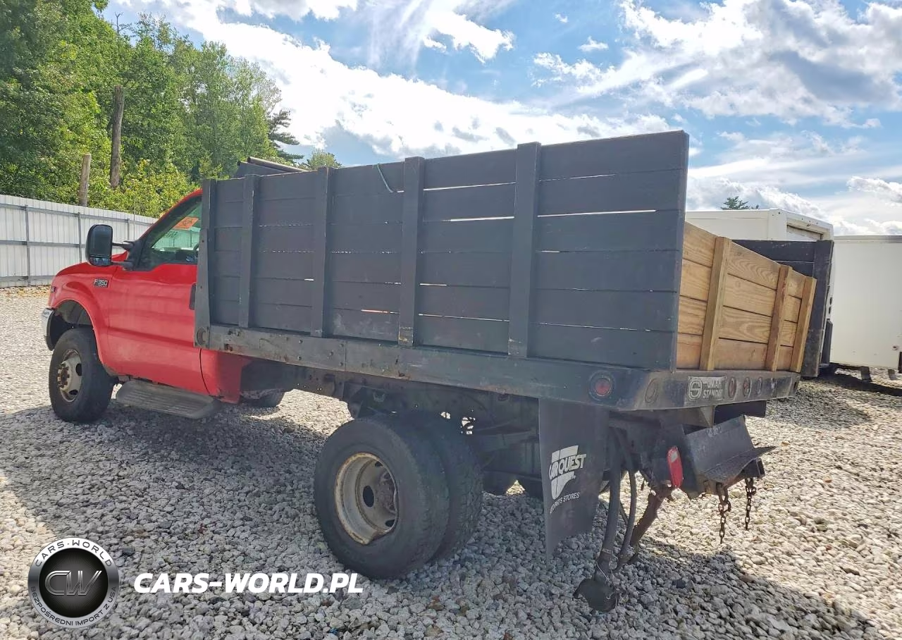 2001 Ford F350 Super Duty Dump Flatbed VIN:1FDWF37S91EC46675 - 2