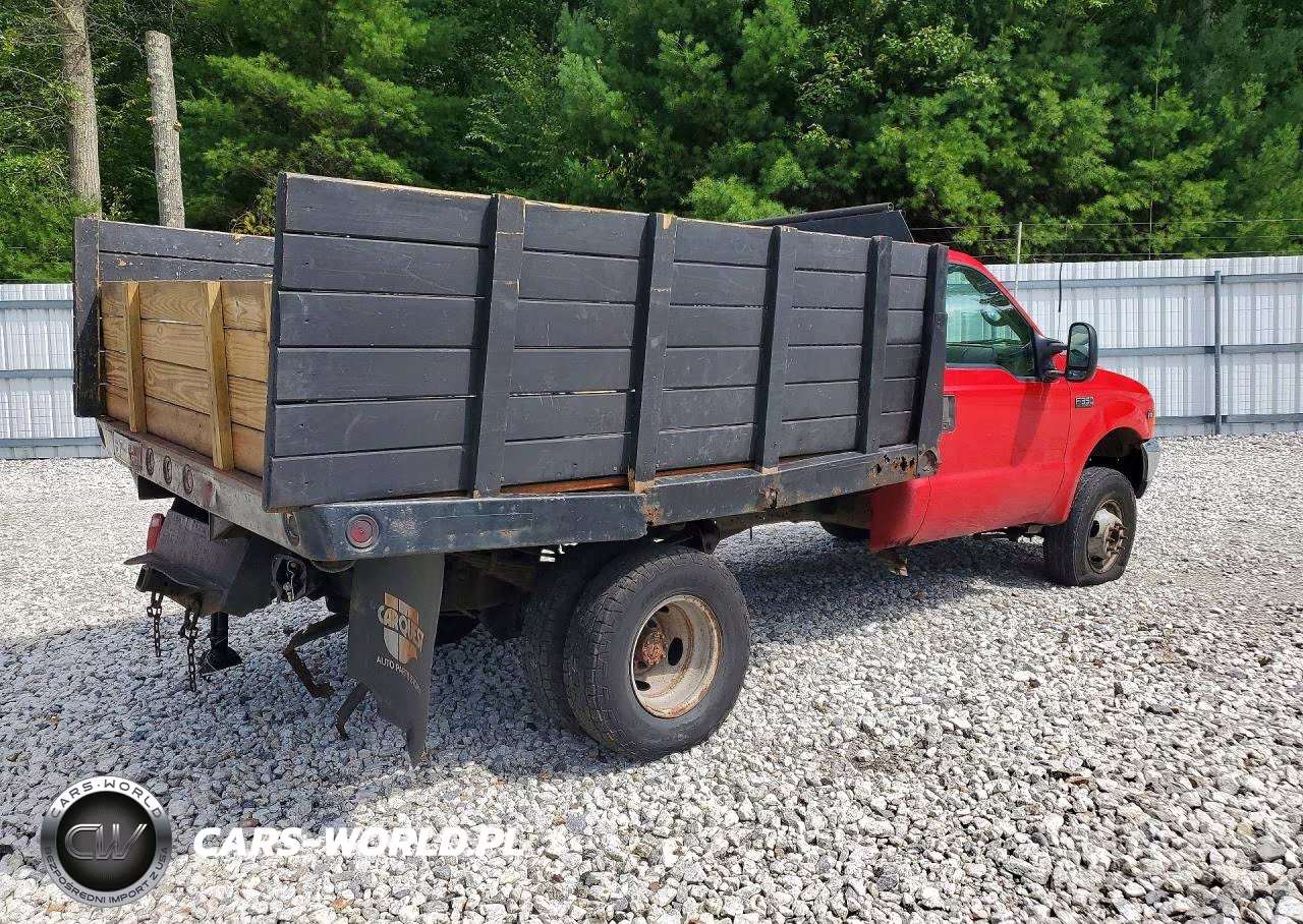 2001 Ford F350 Super Duty Dump Flatbed VIN:1FDWF37S91EC46675 - 3