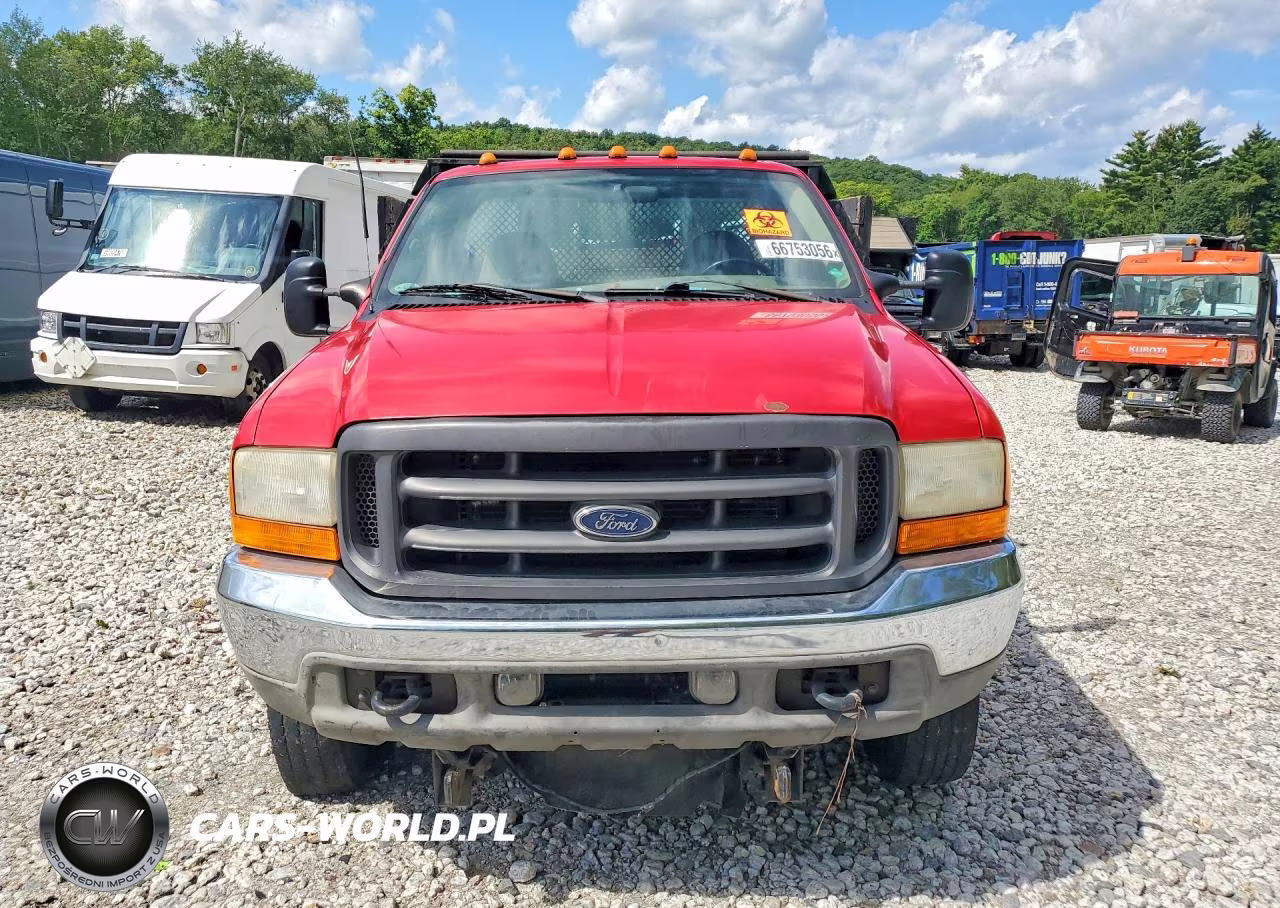 2001 Ford F350 Super Duty Dump Flatbed VIN:1FDWF37S91EC46675 - 5