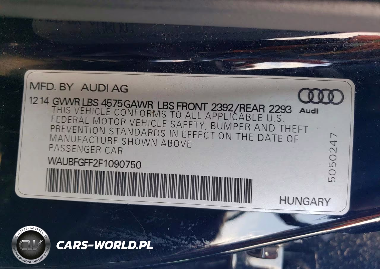 2015 Audi A3 Premium VIN:WAUBFGFF2F1090750 - 12