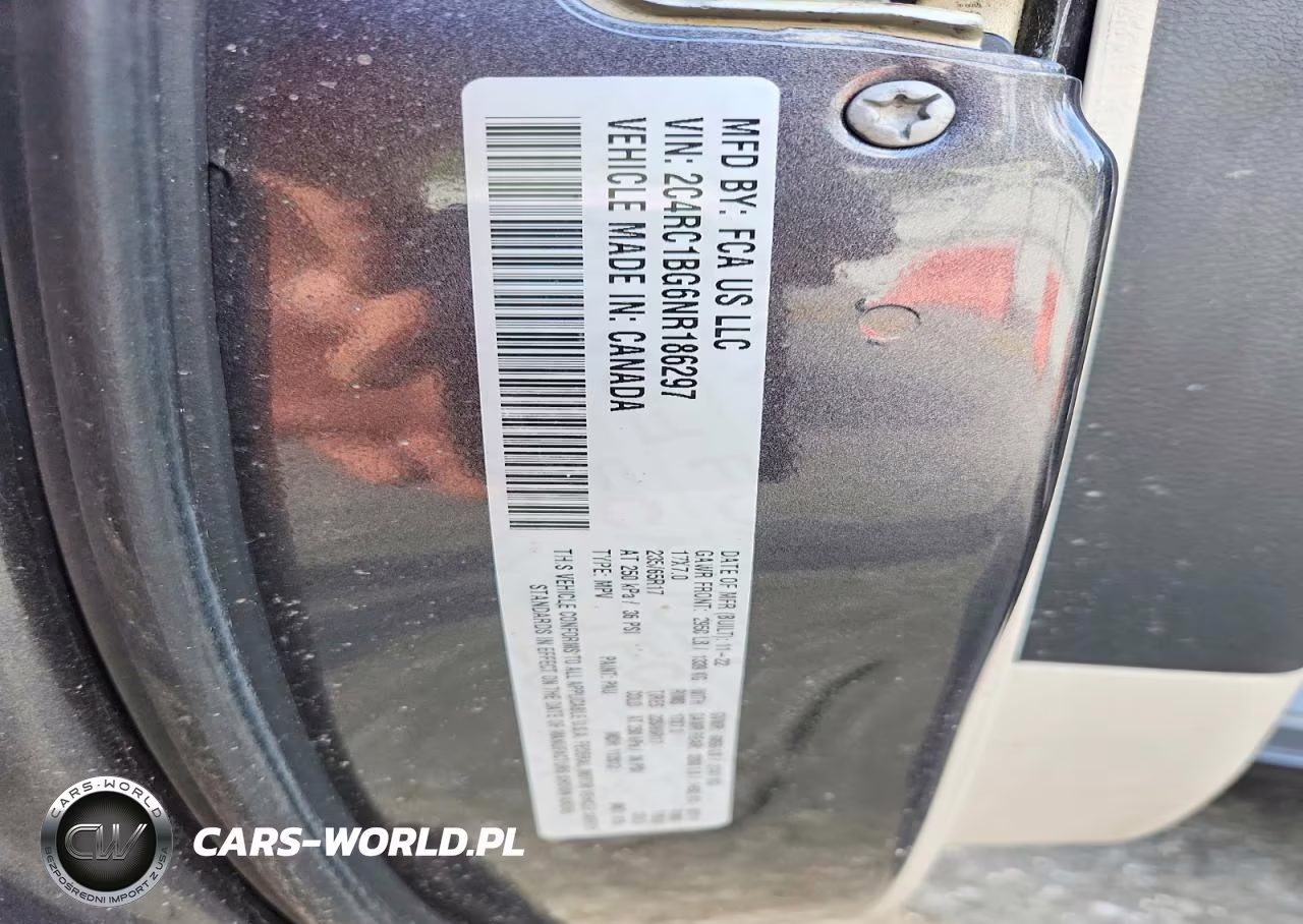2022 Chrysler Pacifica Touring L VIN:2C4RC1BG6NR186297 - 13