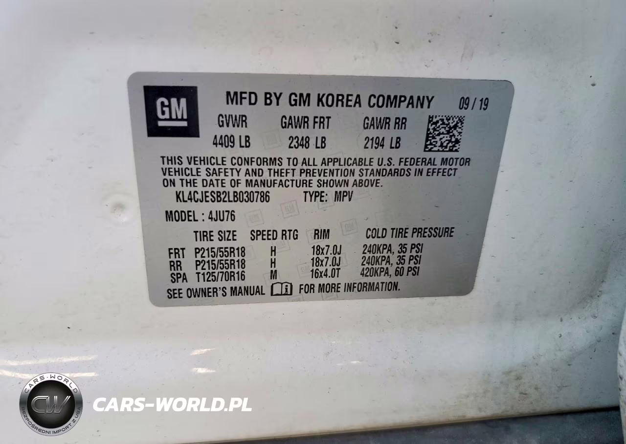 2020 Buick Encore Preferred VIN:KL4CJESB2LB030786 - 13
