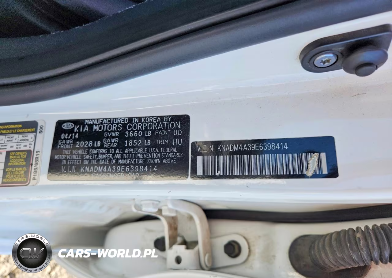 2014 Kia Rio Lx VIN:KNADM4A39E6398414 - 12
