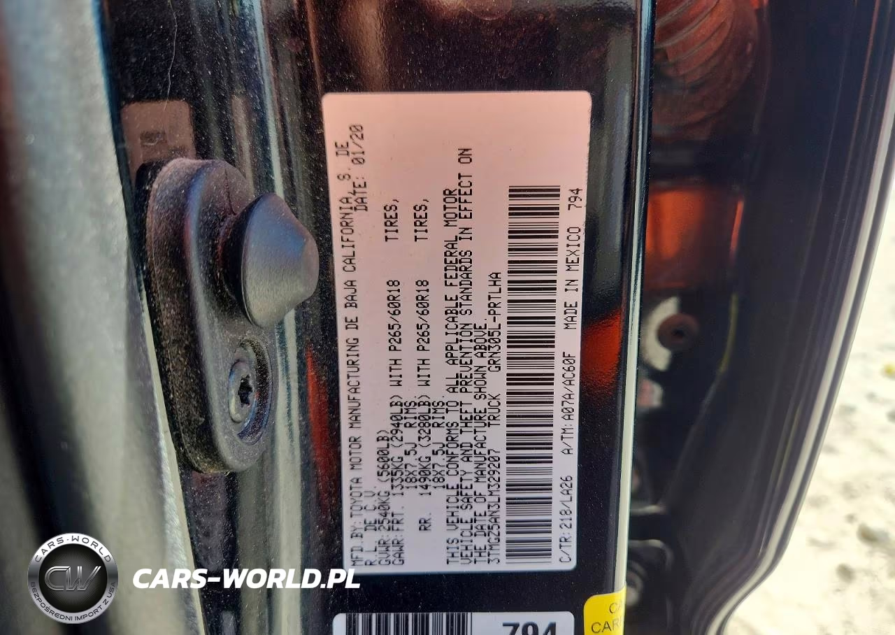 2020 Toyota Tacoma Limited VIN:3TMGZ5AN3LM329207 - 12