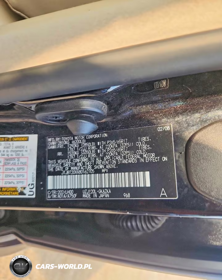 2008 Lexus Gx 470 VIN:JTJBT20XX80162705 - 12