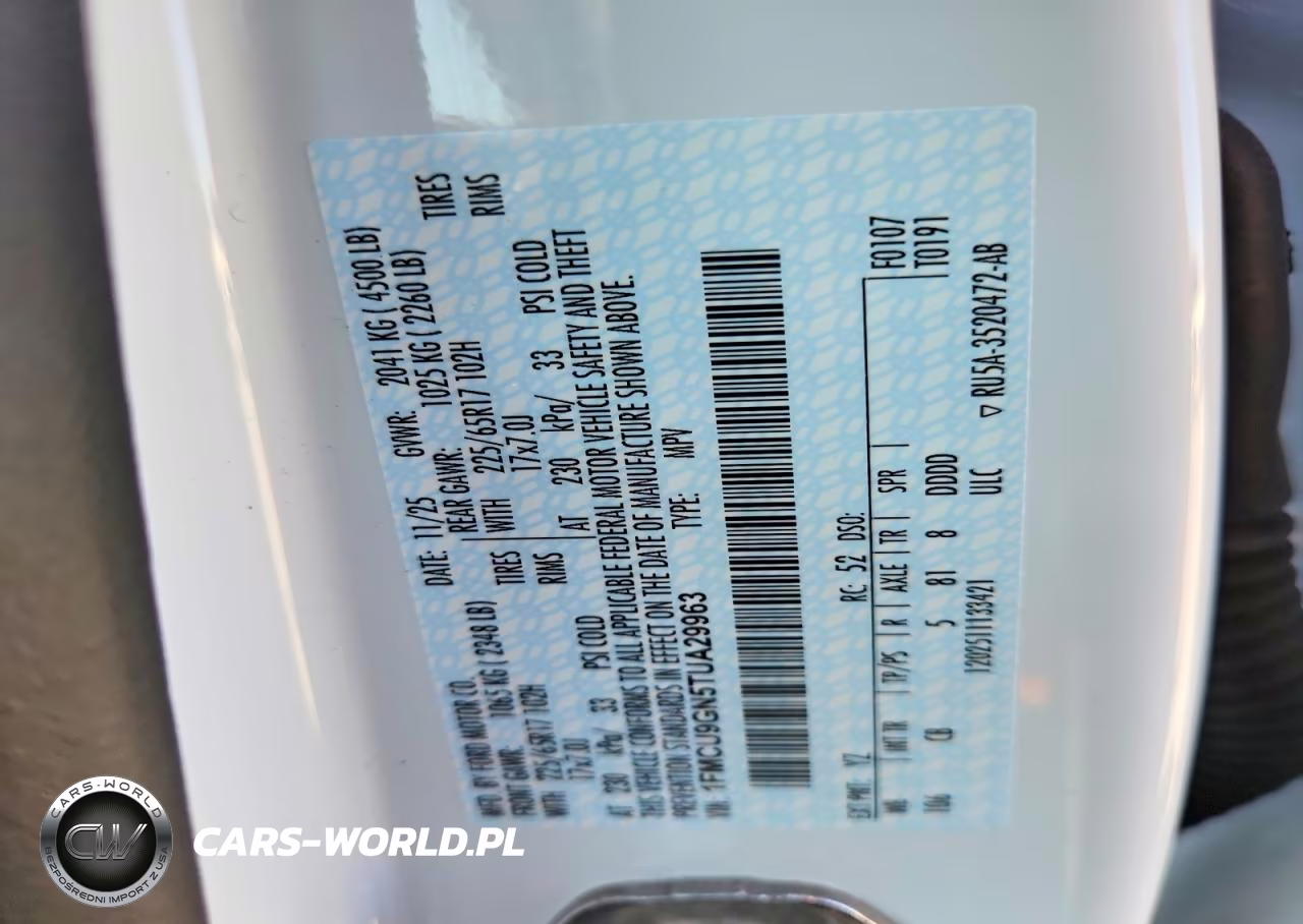 2026 Ford Escape Active VIN:1FMCU9GN5TUA29963 - 12