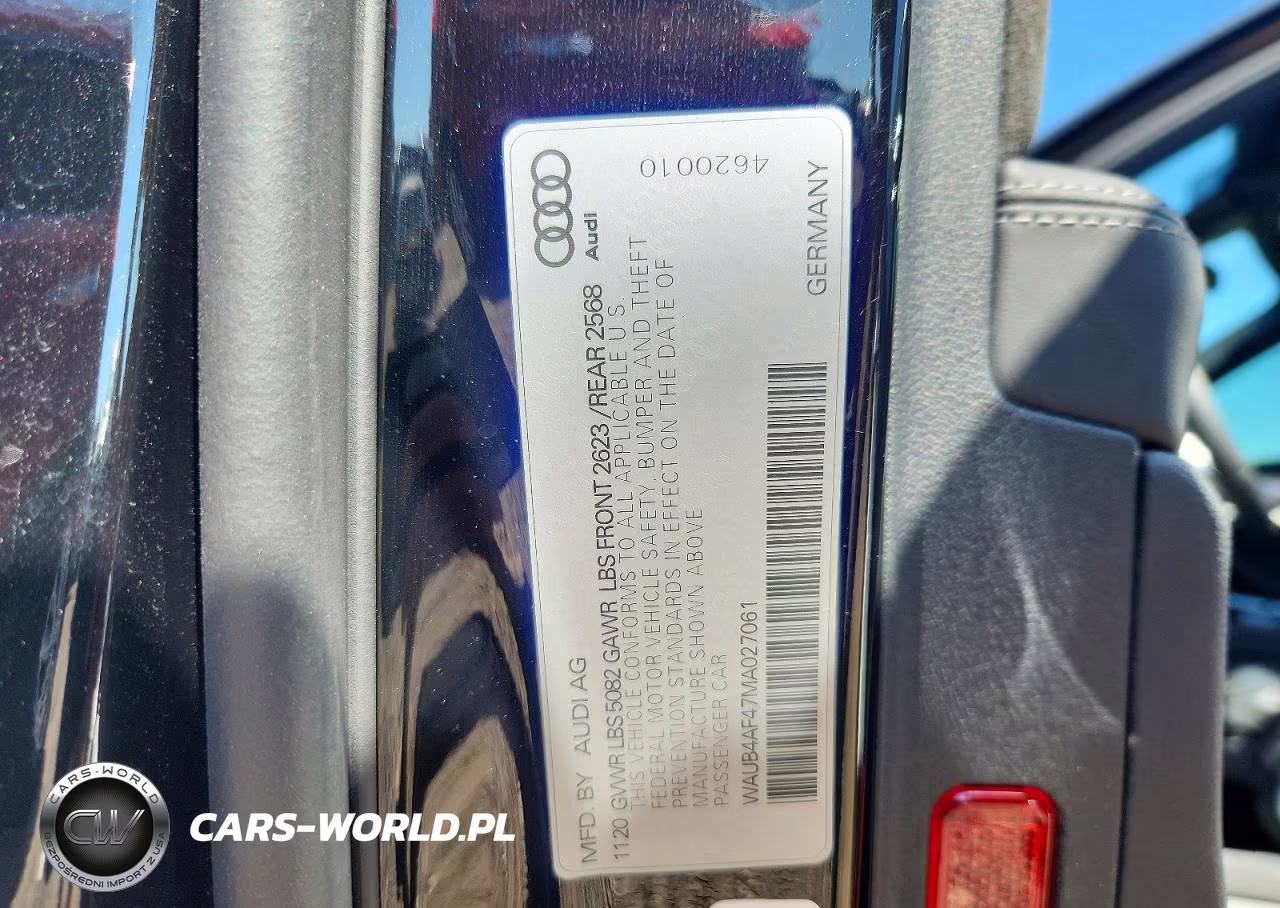 2021 Audi S4 Premium Plus VIN:WAUB4AF47MA027061 - 13