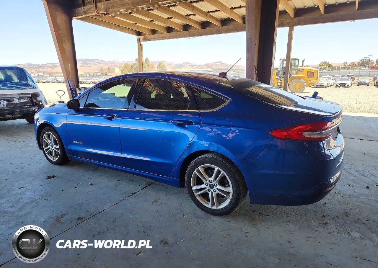 2018 Ford Fusion S Hybrid VIN:3FA6P0UU8JR156216 - 2