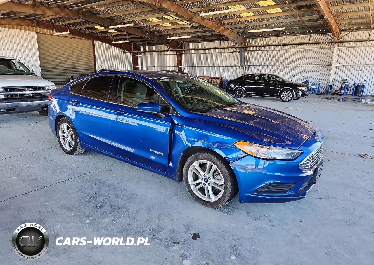 2018 Ford Fusion S Hybrid VIN:3FA6P0UU8JR156216 - 4