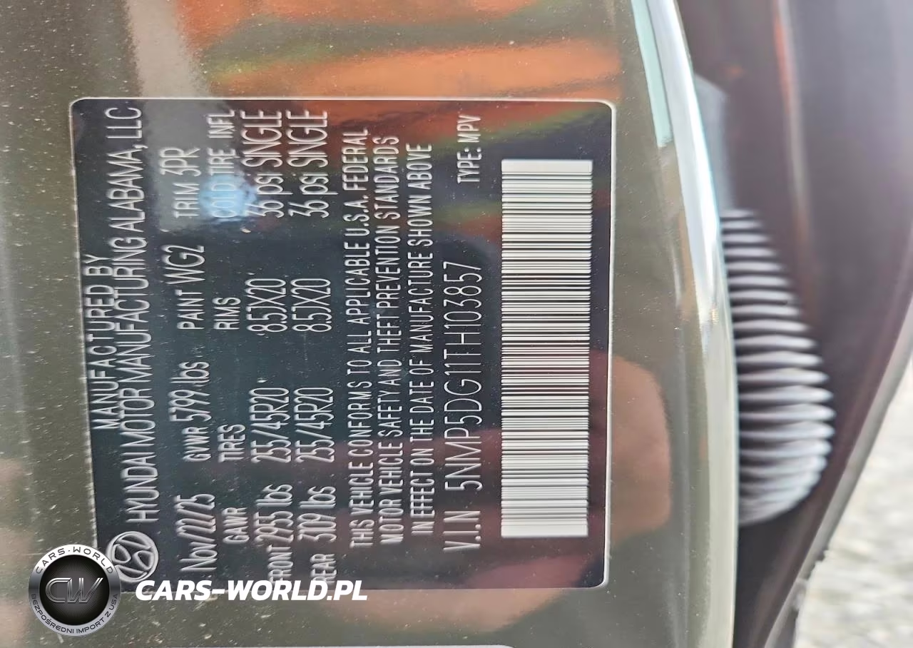 2026 Hyundai Santa Fe Calligraphy VIN:5NMP5DG11TH103857 - 12