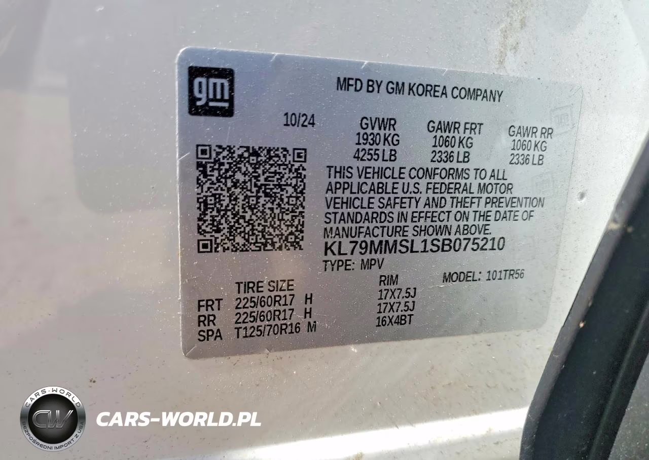 2025 Chevrolet Trailblazer Ls VIN:KL79MMSL1SB075210 - 13