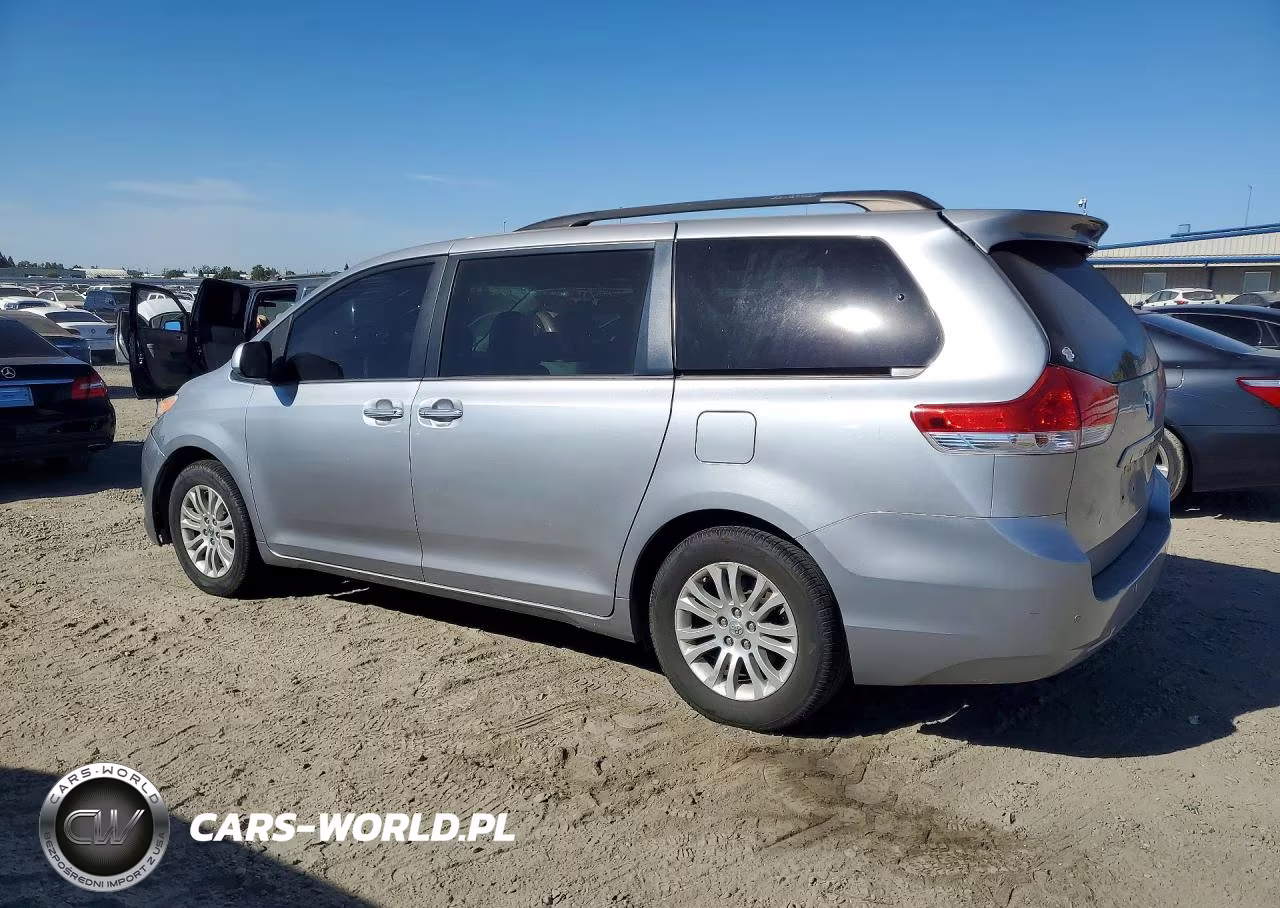 2012 Toyota Sienna Xle 8-Passenger VIN:5TDYK3DC9CS259851 - 2
