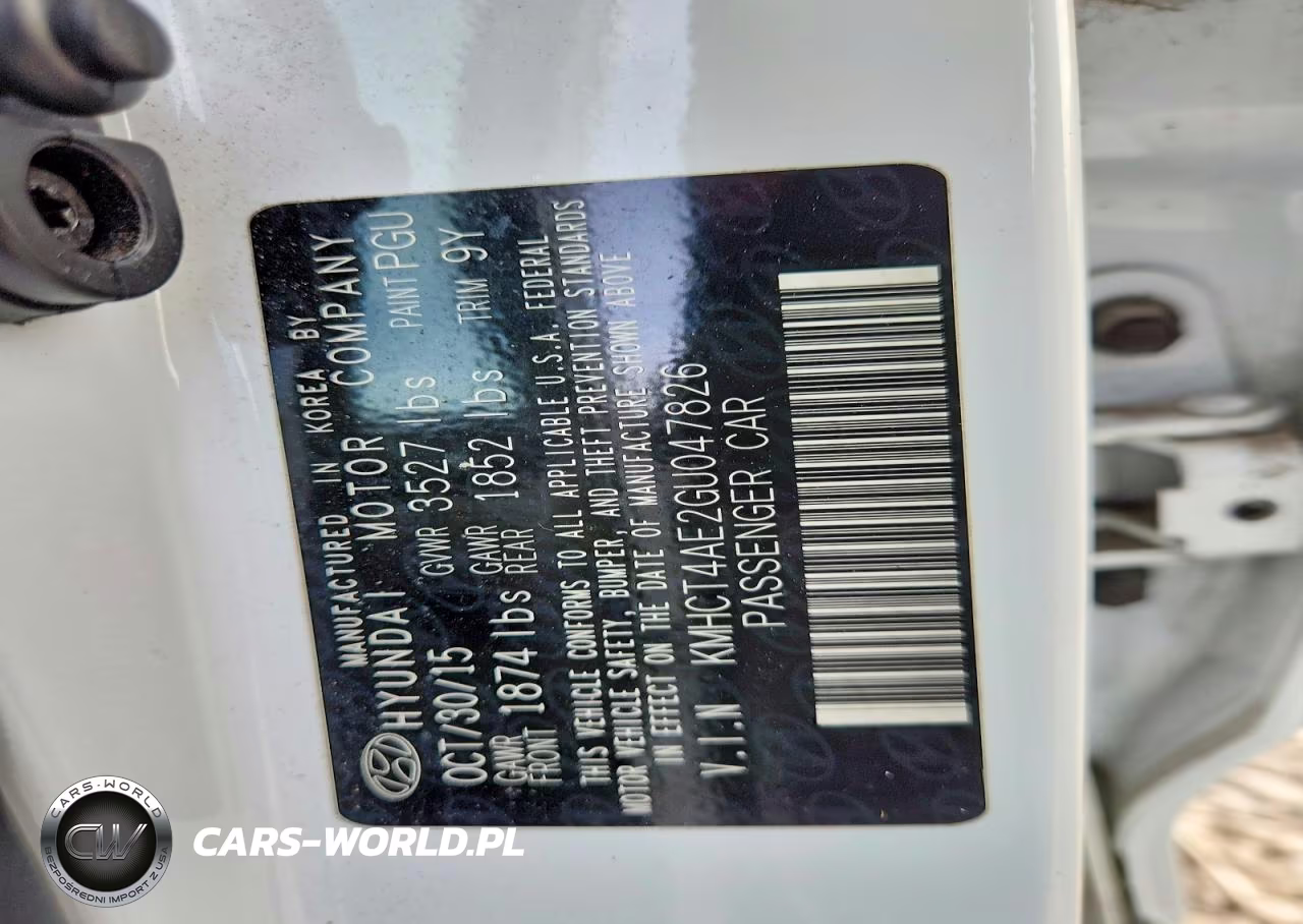 2016 Hyundai Accent Se VIN:KMHCT4AE2GU047826 - 12