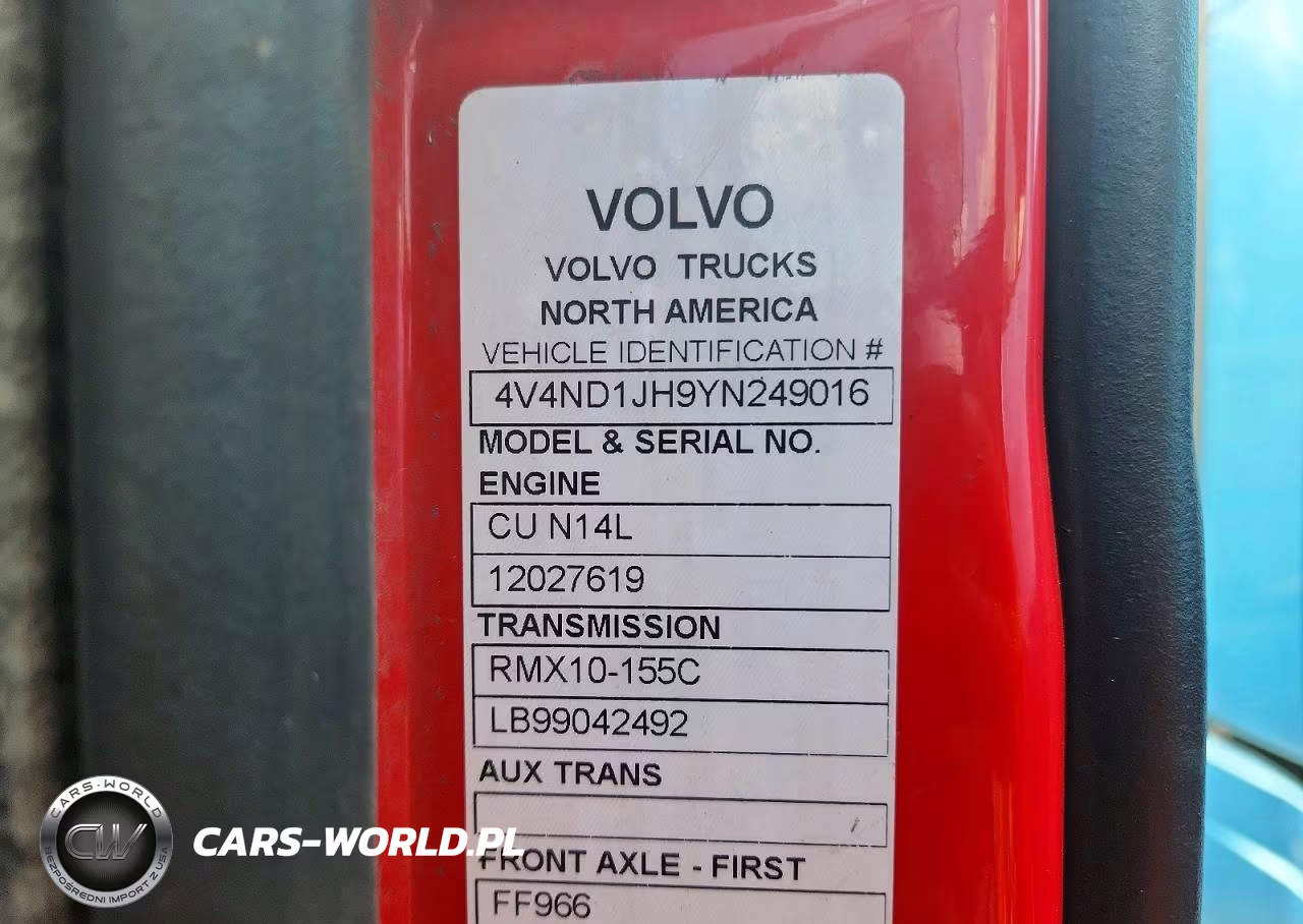 2000 Volvo Vnl Semi Truck VIN:4V4ND1JH9YN249016 - 12