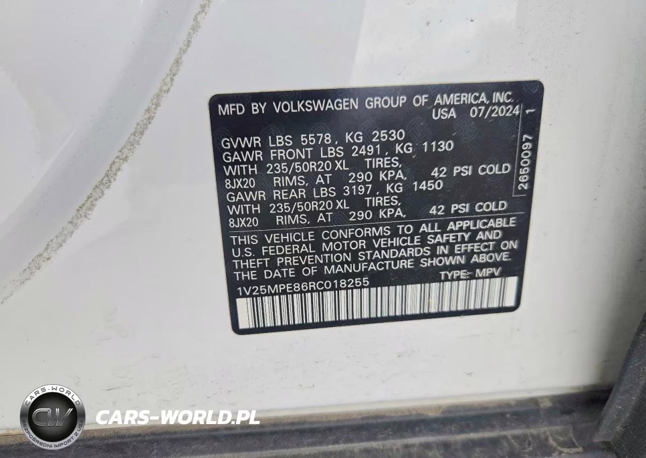 2024 Volkswagen Id.4 S VIN:1V25MPE86RC018255 - 13