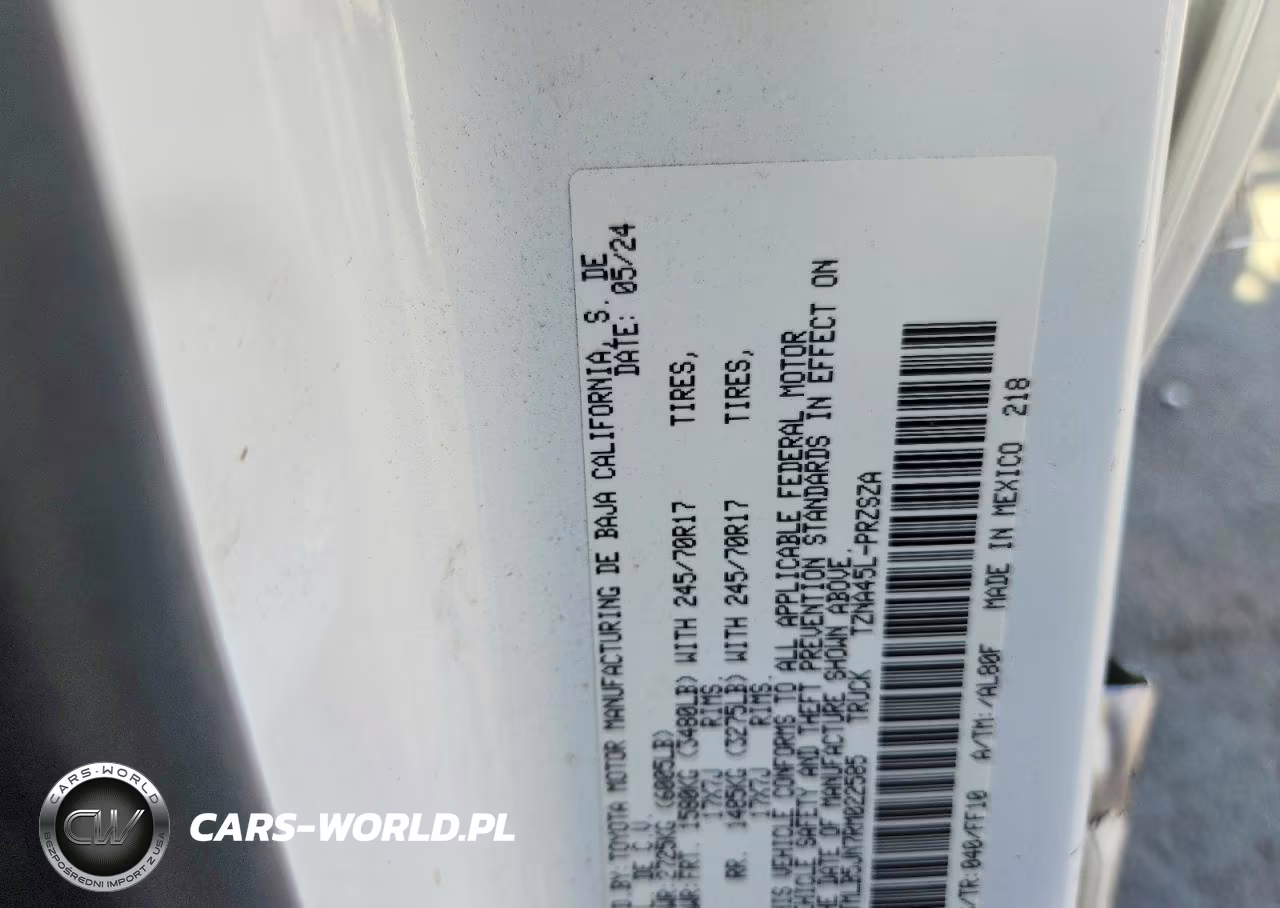 2024 Toyota Tacoma Sr5 VIN:3TMLB5JN7RM022585 - 12