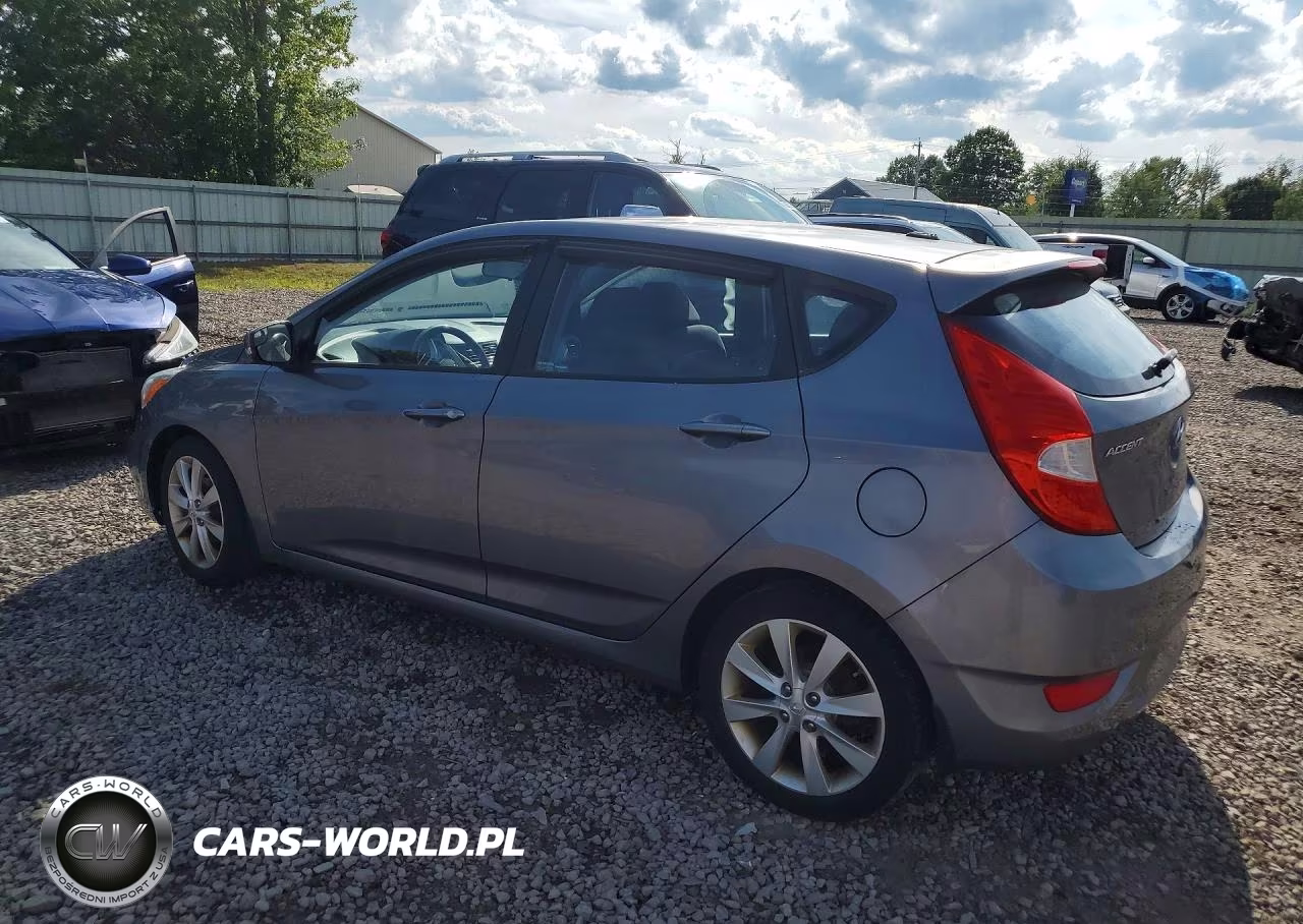 2014 Hyundai Accent Se VIN:KMHCU5AE0EU167656 - 2
