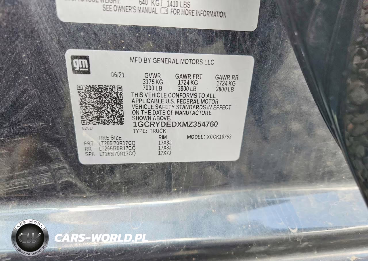 2021 Chevrolet Silverado K1500 Lt VIN:1GCRYDEDXMZ354760 - 12