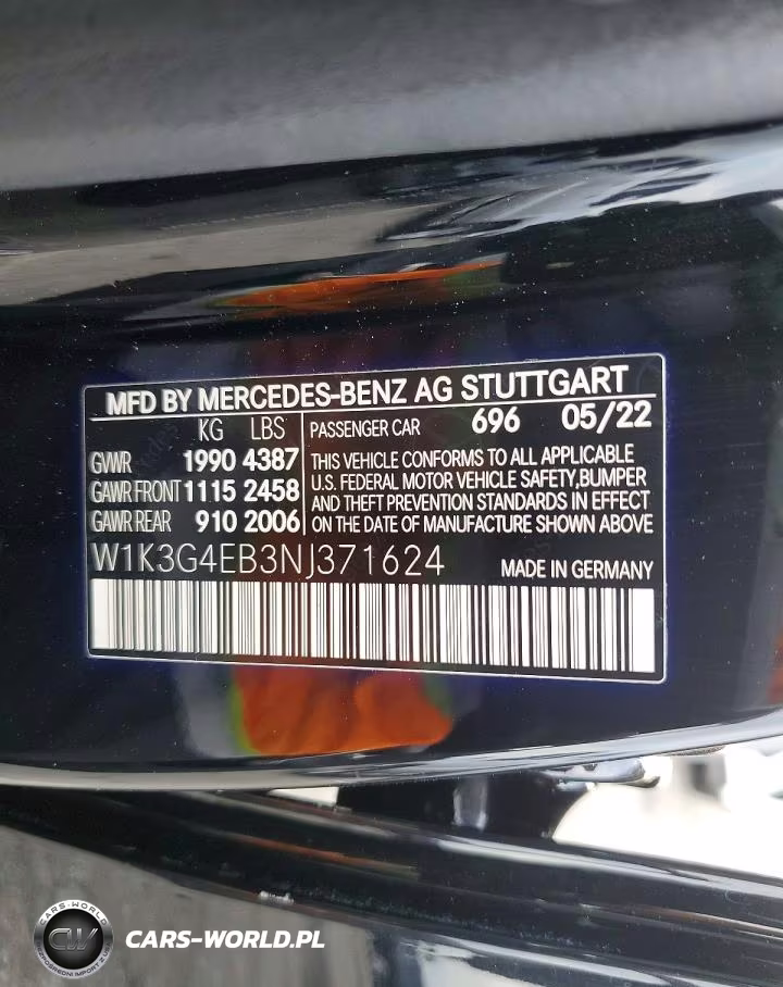 2022 Mercedes-Benz A 220 VIN:W1K3G4EB3NJ371624 - 12